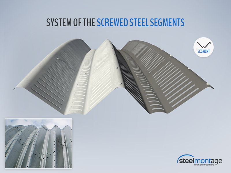 The system bolted steel segments